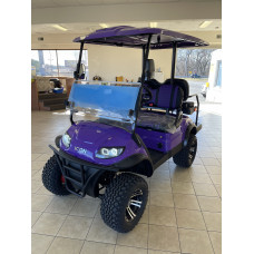 New 2023 ICON i40L-PUR Purple Golf Cart (LSV) #23004